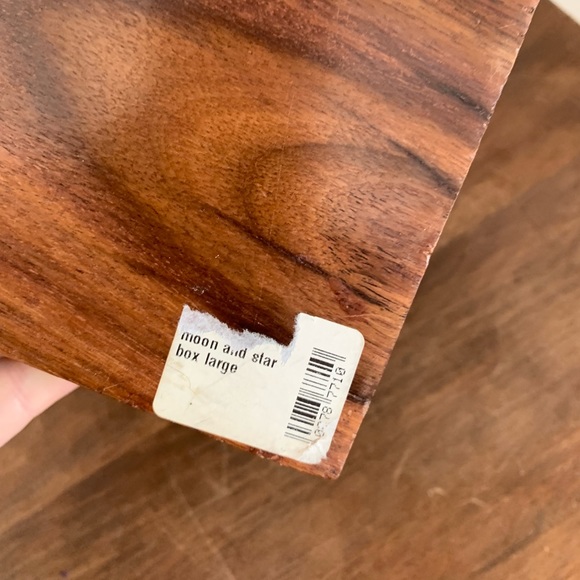 Celestial Stars and Moon Brass Inlay Jewelry Storage Box - Picture 5 of 11